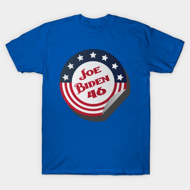 Joe Biden 46 T-Shirt by UnOfficialThreads